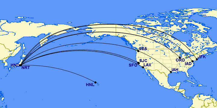 Business Class to Japan