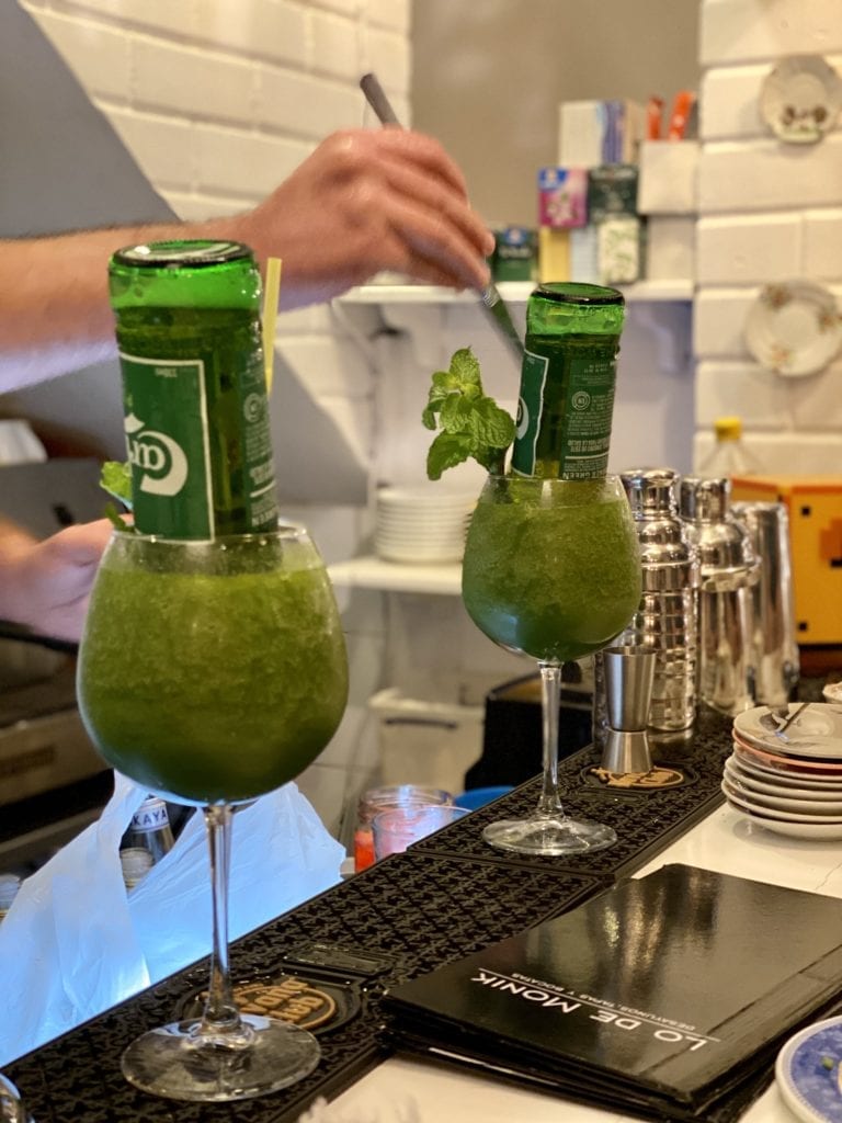 drinks in a bar in Cuba