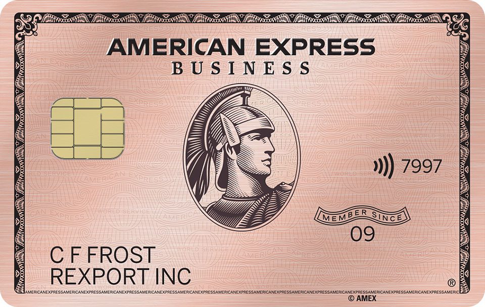 Amex Business Rose Gold Card