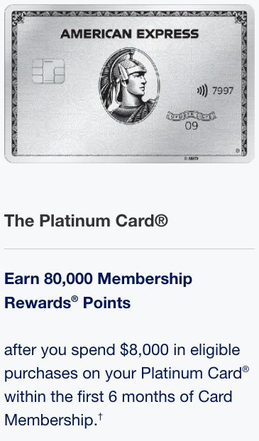 Amex Platinum Standard Offer