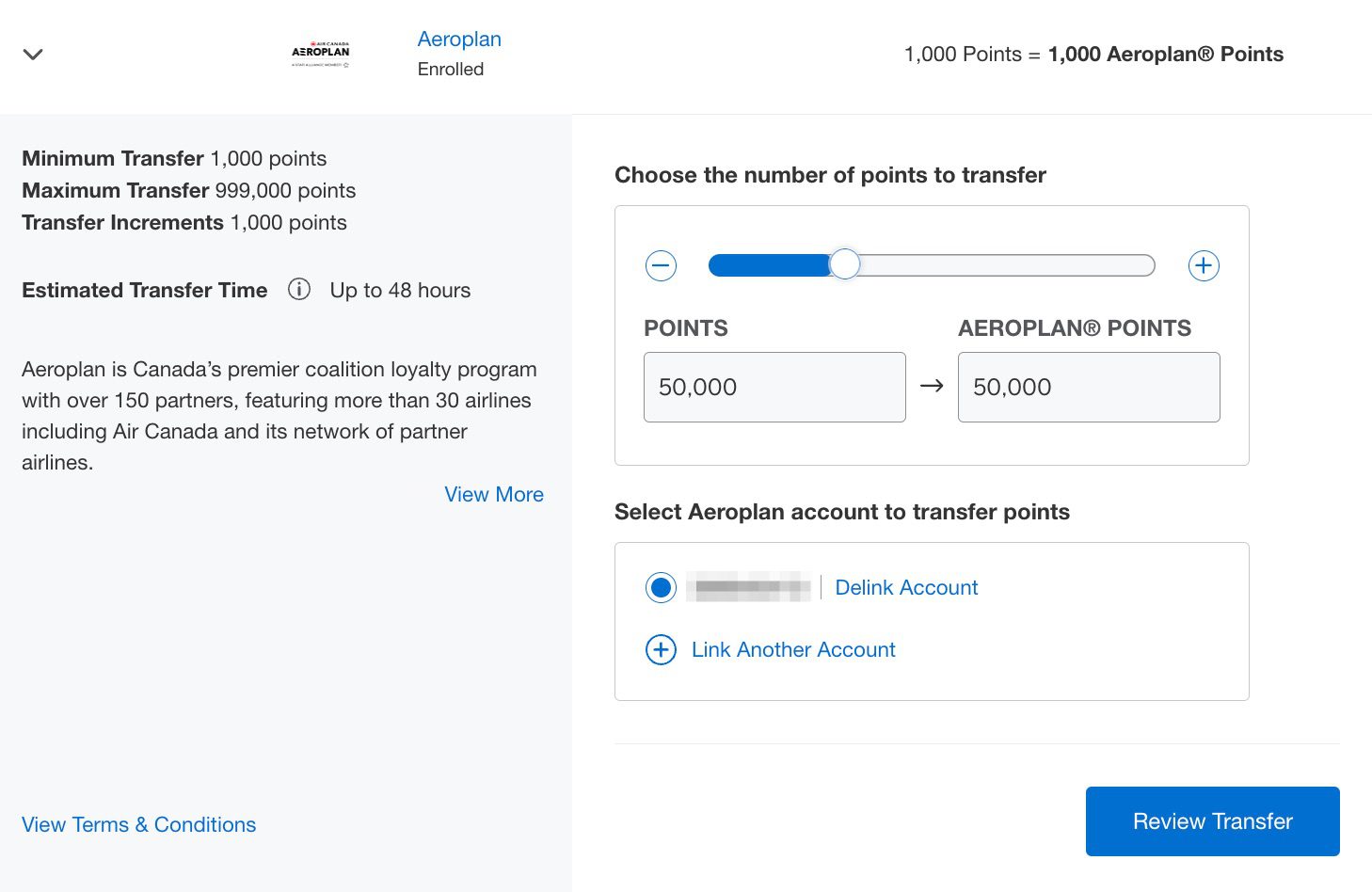 amex transfer process