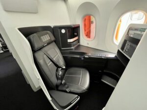 business class seat on Zipair