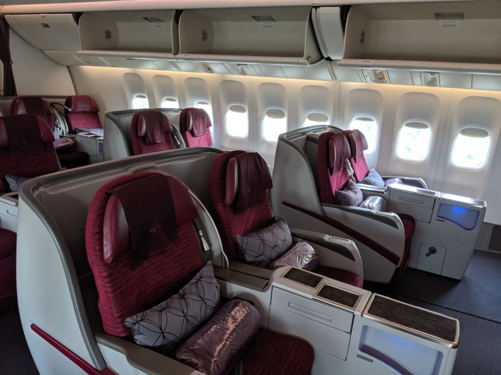 business Class vs First Class: Qatar business class