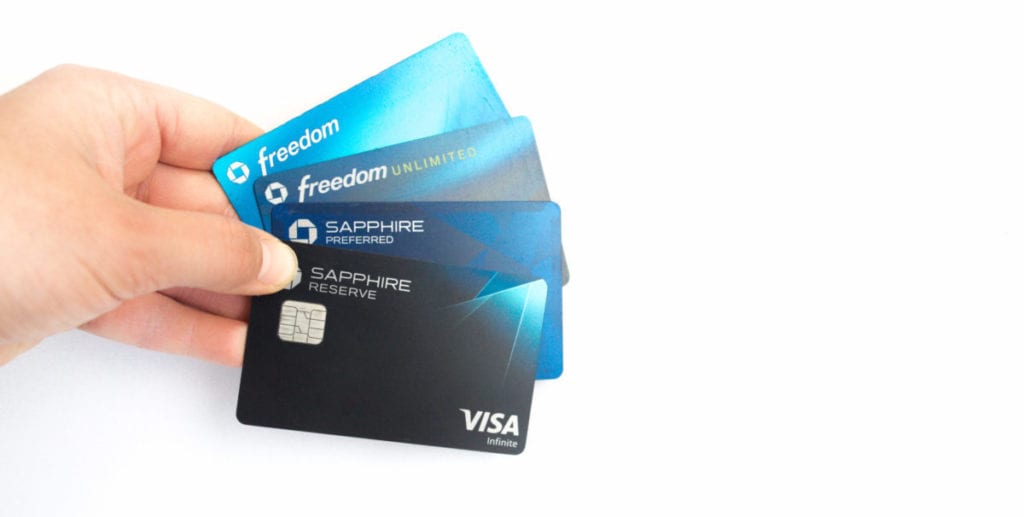 Chase sapphire and freedom cards