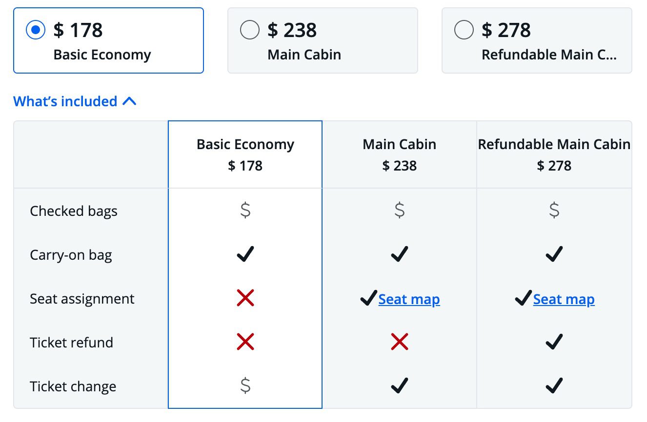 chase travel portal fare breakdown