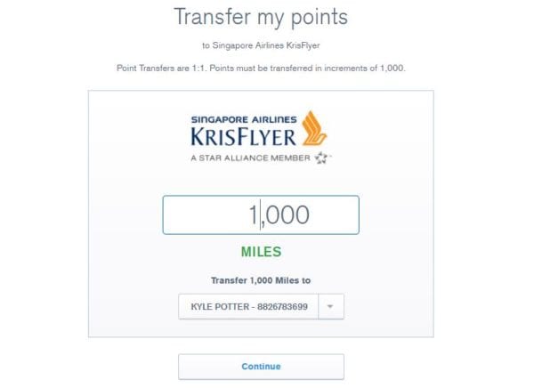 chase transfer partners walkthrough