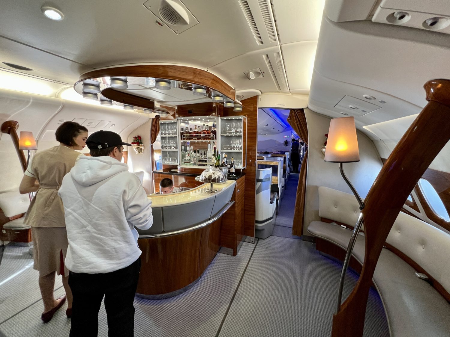 emirates business class bar