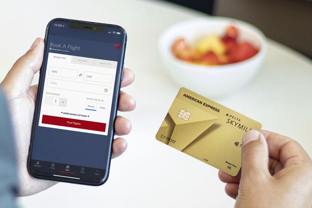 delta skymiles gold american express card