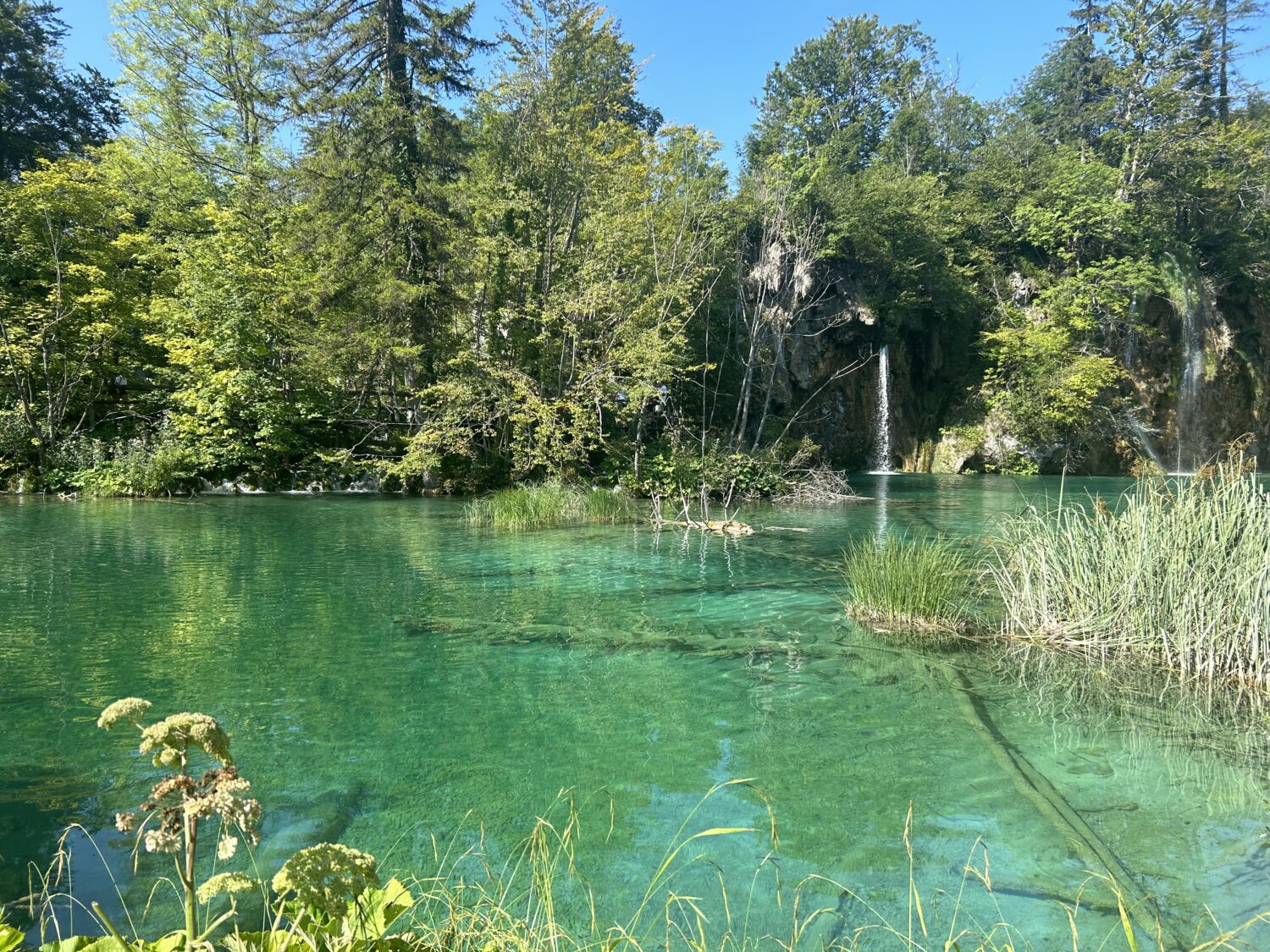 Water color Plitvice Lakes