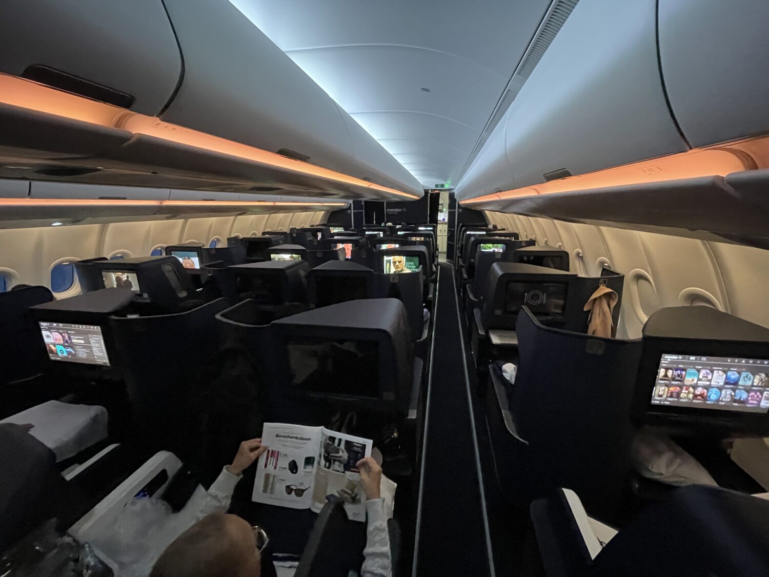 Condor Airlines Business Class Cabin