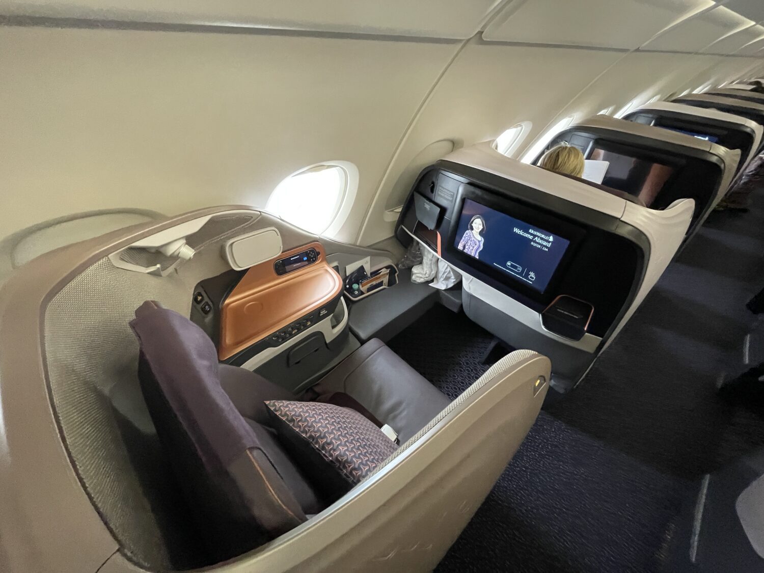 Singapore Airlines Business Class Seat