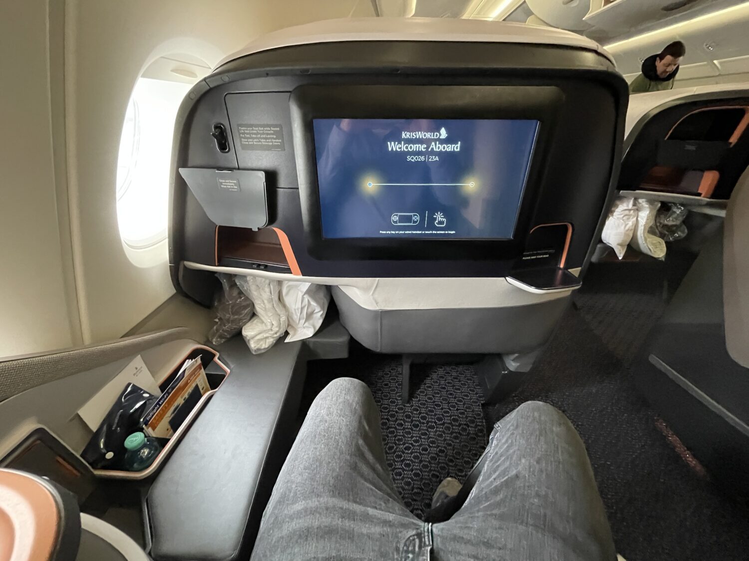 Singapore Airlines Business Class Seat