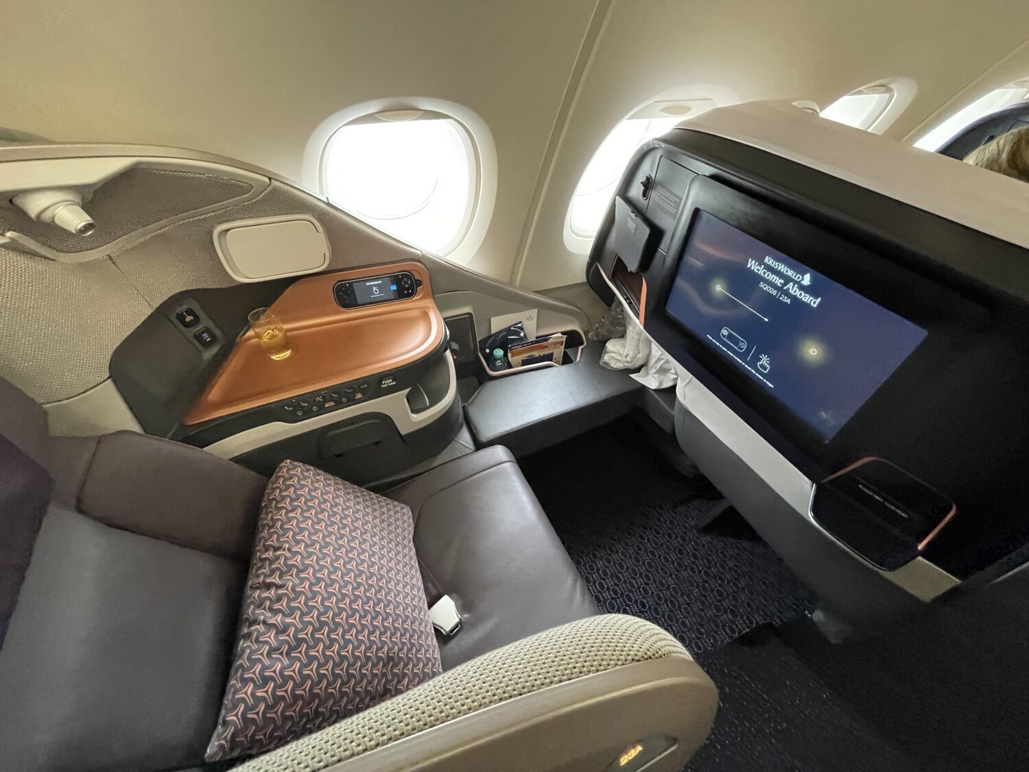 Singapore Airlines Business Class Seats