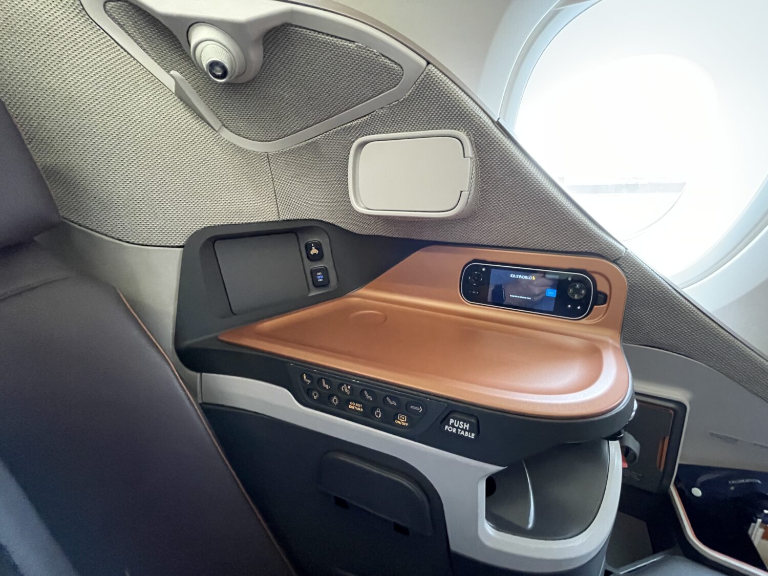 Singapore Airlines Business Class Seat