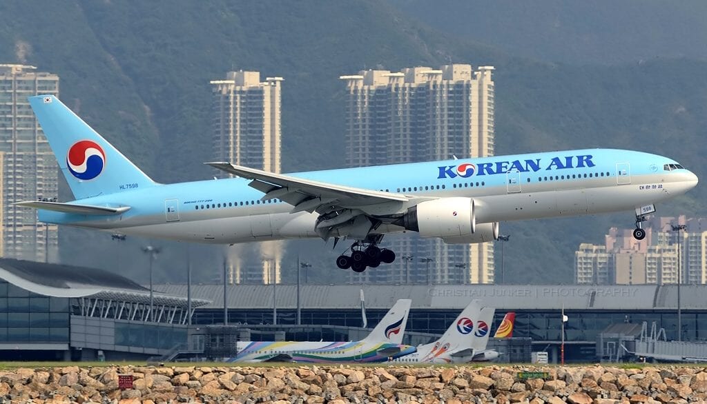 Chase losing Korean Air