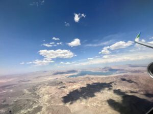 Lake Mead view from Northern Pacific flight to Vegas