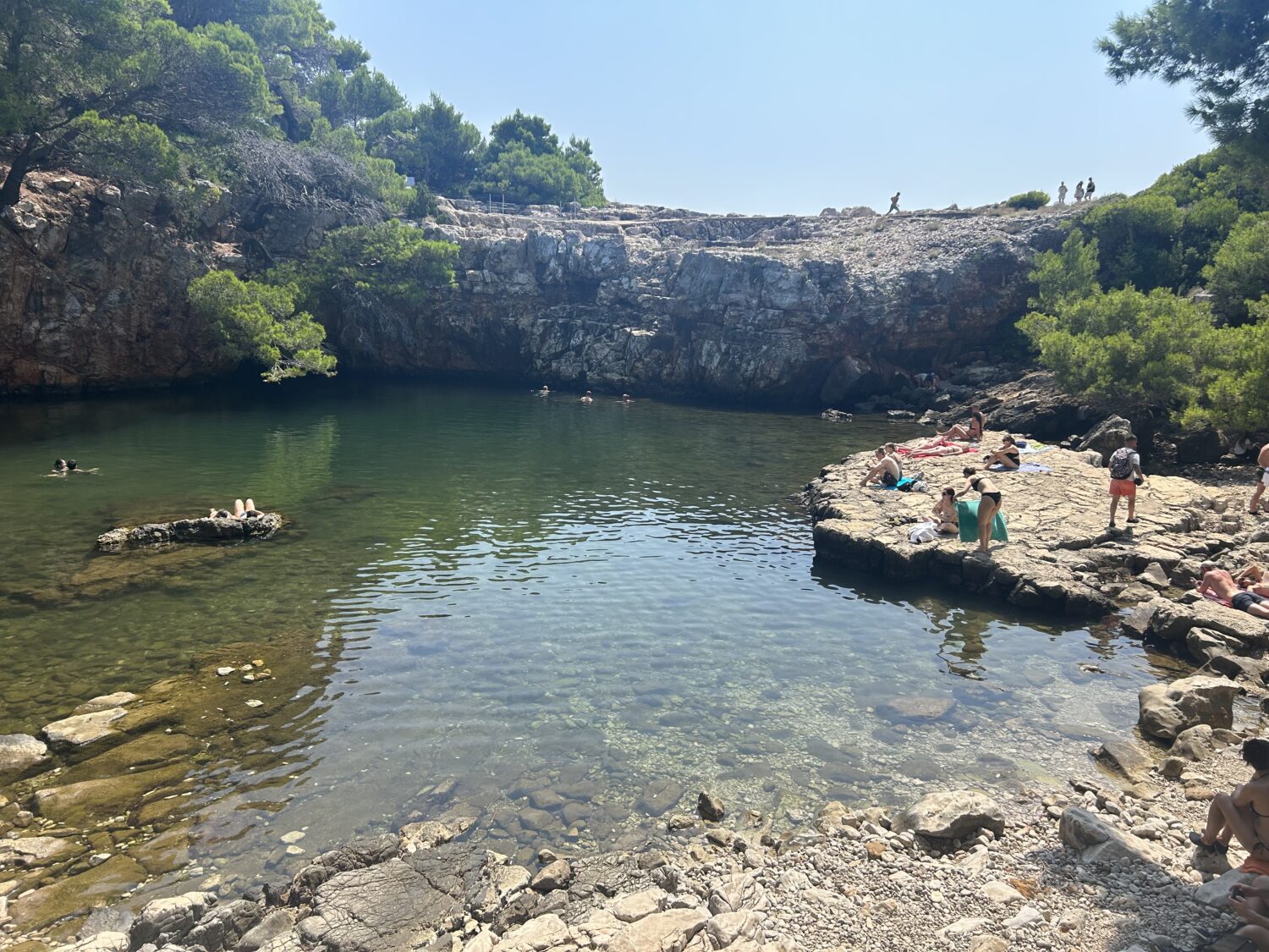 Lokrum Island swimming hole