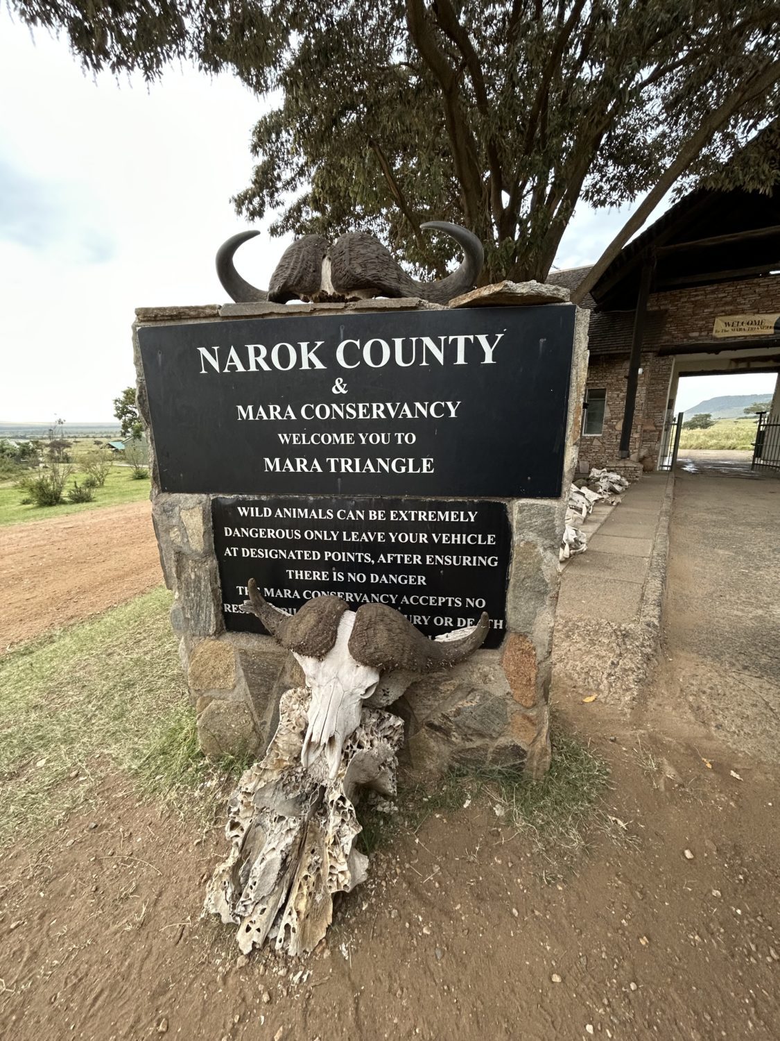 Mara Triangle entrance