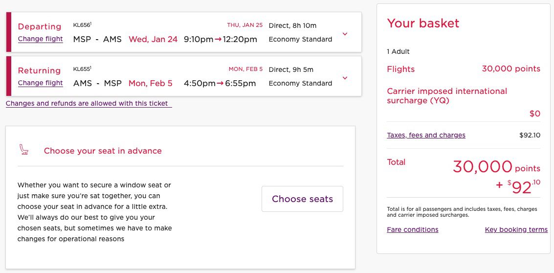 MSP-AMS Virgin Atlantic Award