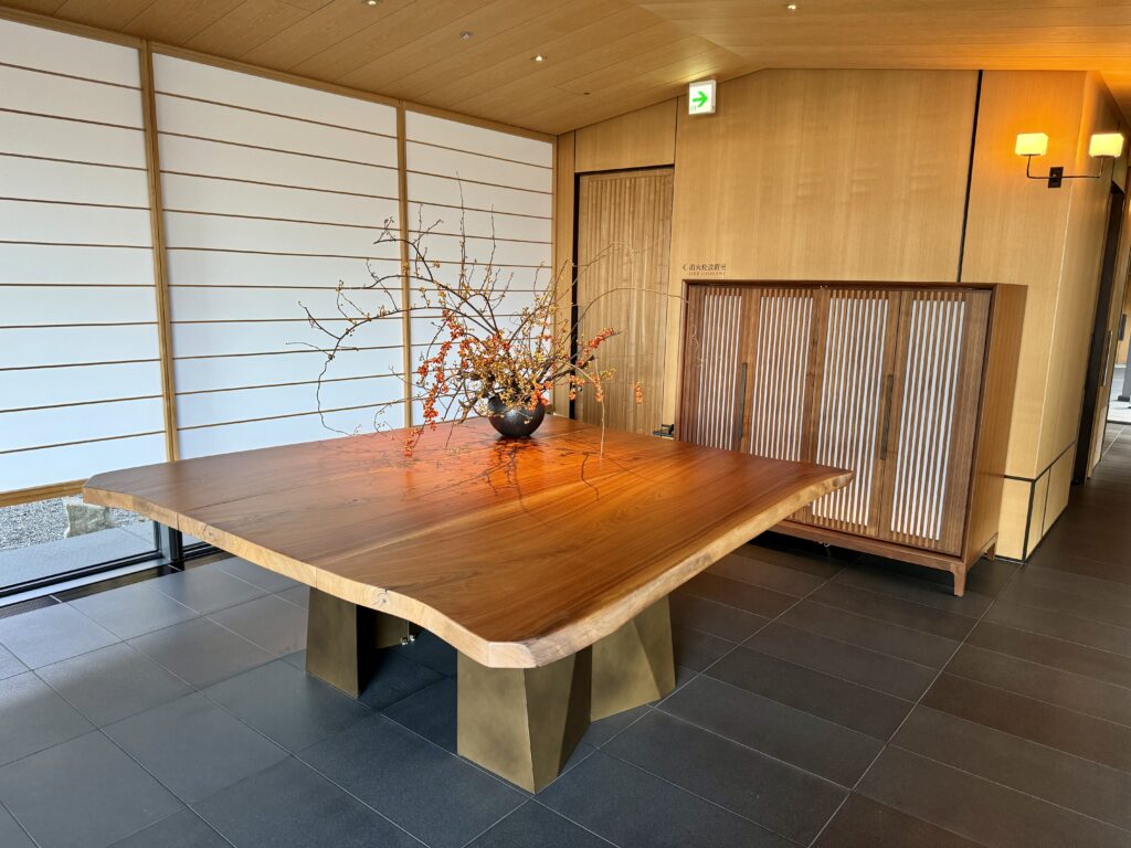 park hyatt kyoto table