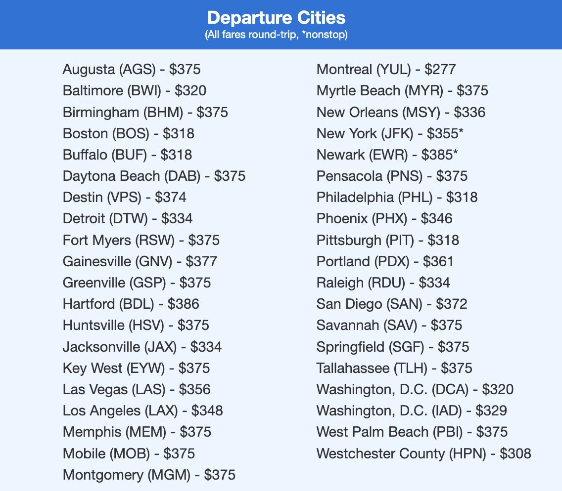 Puerto Plata flight deal