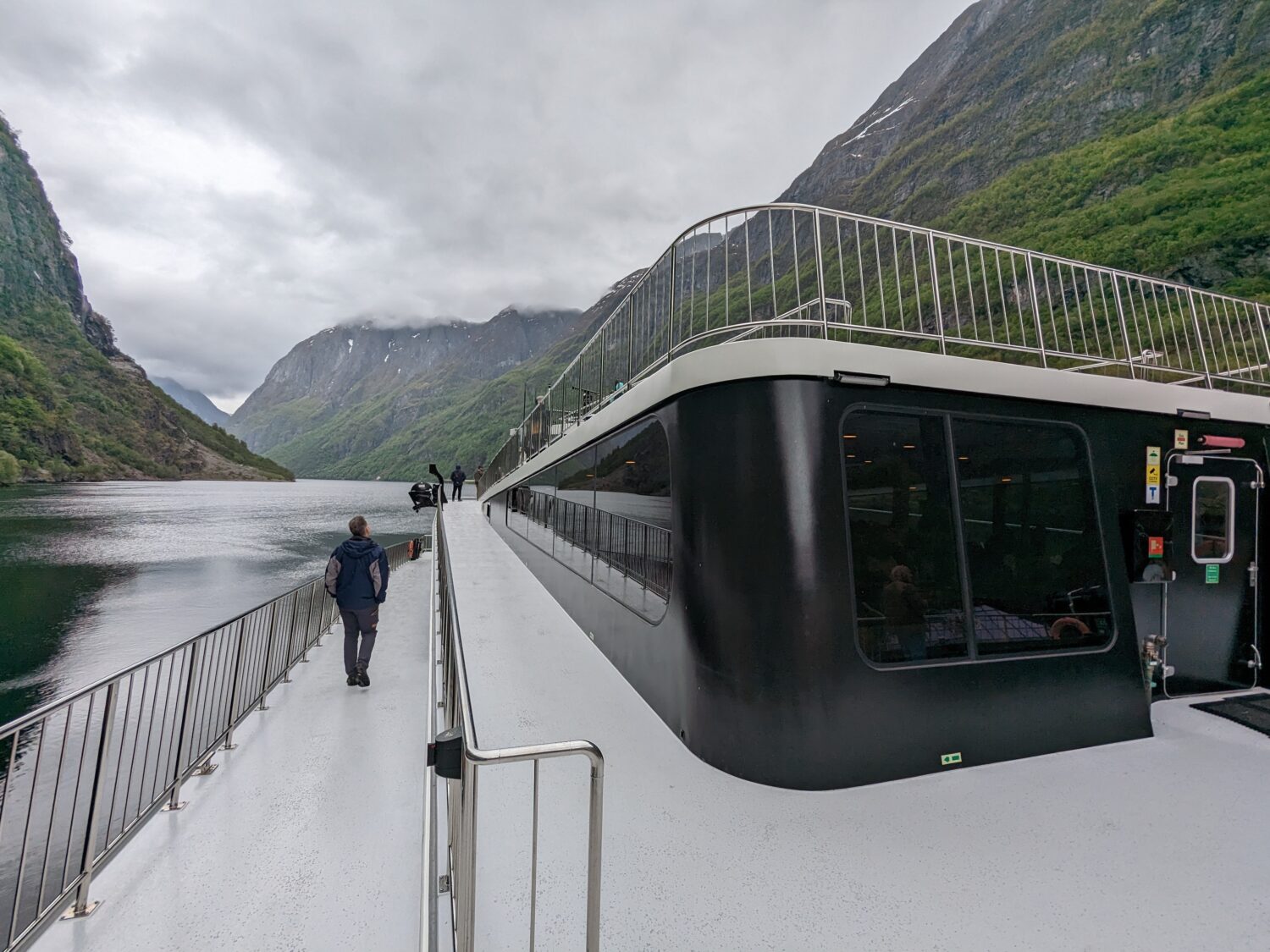 Fjord cruise viewing deck