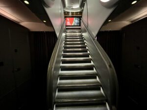qantas A380 stairs