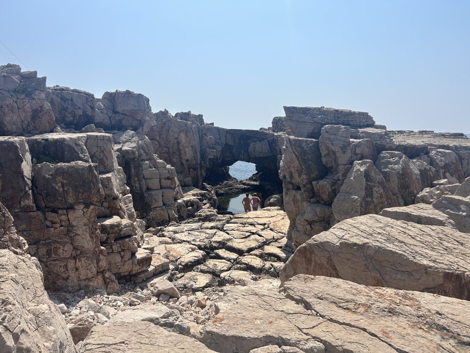 Lokrum Island rocky beach