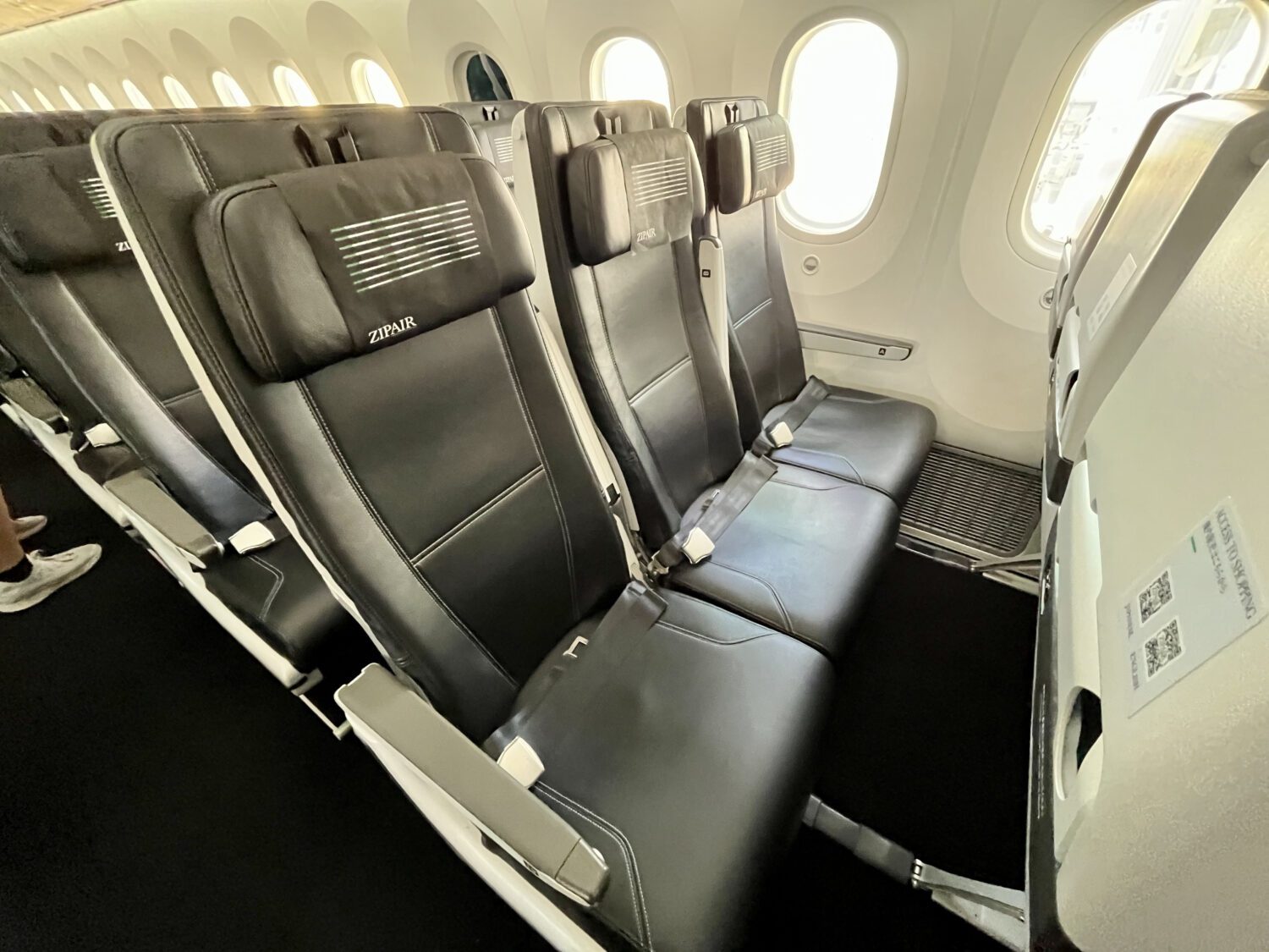 Zipair economy seats