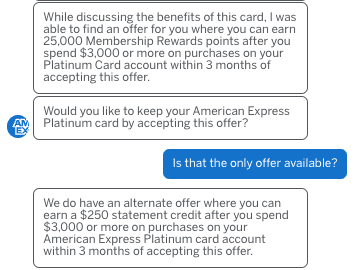 Amex Retention Offer